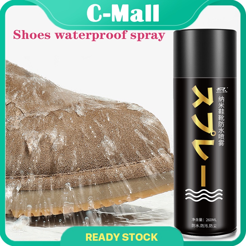 C-Mall 260ML Sneaker Shoe Waterproof Spray Water Repellent Spray Shoes Waterproof Spray  Nano Sneaker Waterproof Spray防水