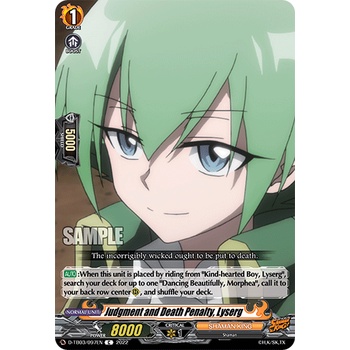 Cardfight Vanguard D-TB03/097EN Judgment and Death Penalty, Lyserg C (English) Shaman King