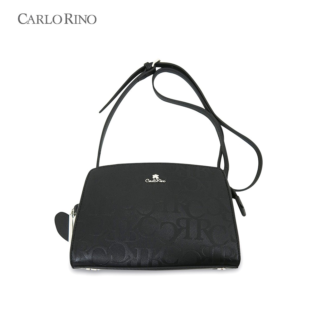 Carlo Rino My Cool Bag Monogrammed Cross Body - Black