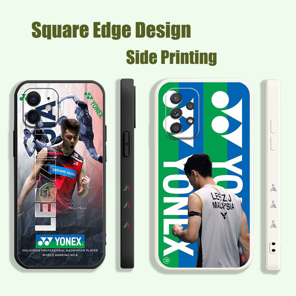 Casing For Realme C20 C25 C25S C25Y 9i Narzo 30A badminton yenox player Lee Zii Jia Malaysian IAM01 Phone Case Square Edge