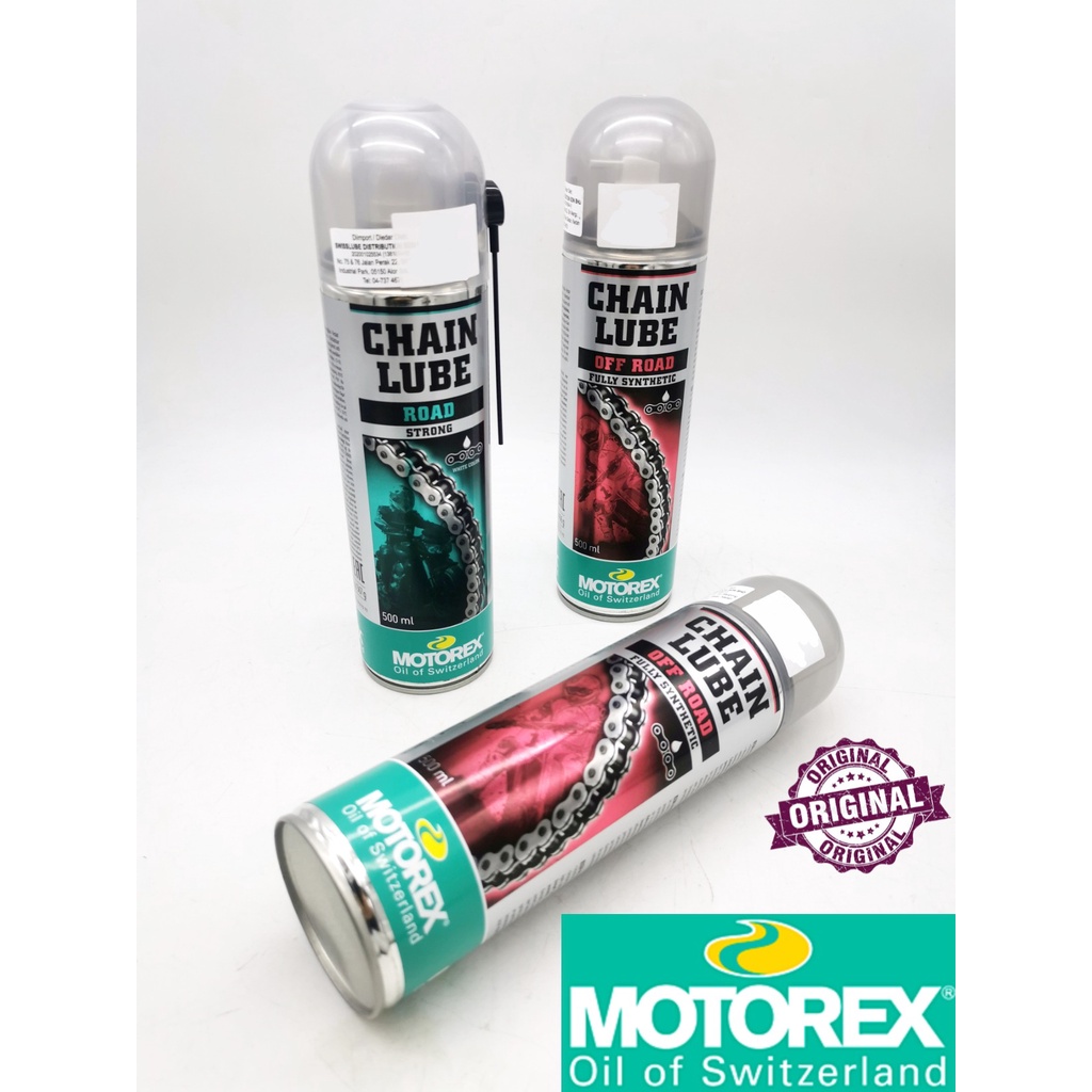 Chainlube Chain Lube MOTOREX 500ML Road Strong Off Road Motocross OFF Dirt Bike Spray EXC YF CRF KLX Duke Adventure