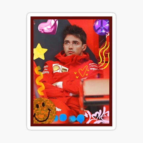 Charles Leclerc Stickers V7