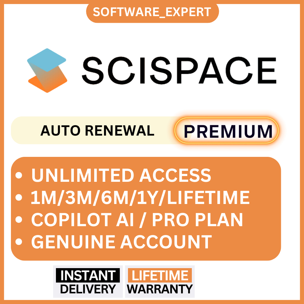 [Cheapest] SciSpace Typeset Premium Plan AI Copilot research productivity Develop research manuscript Paraphrasing