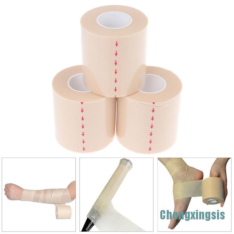 [Chengxingsis]6CM*20M PU Foam Bandage Elbow & Knee Pads Film Foam Underwrap Athletic Tape
