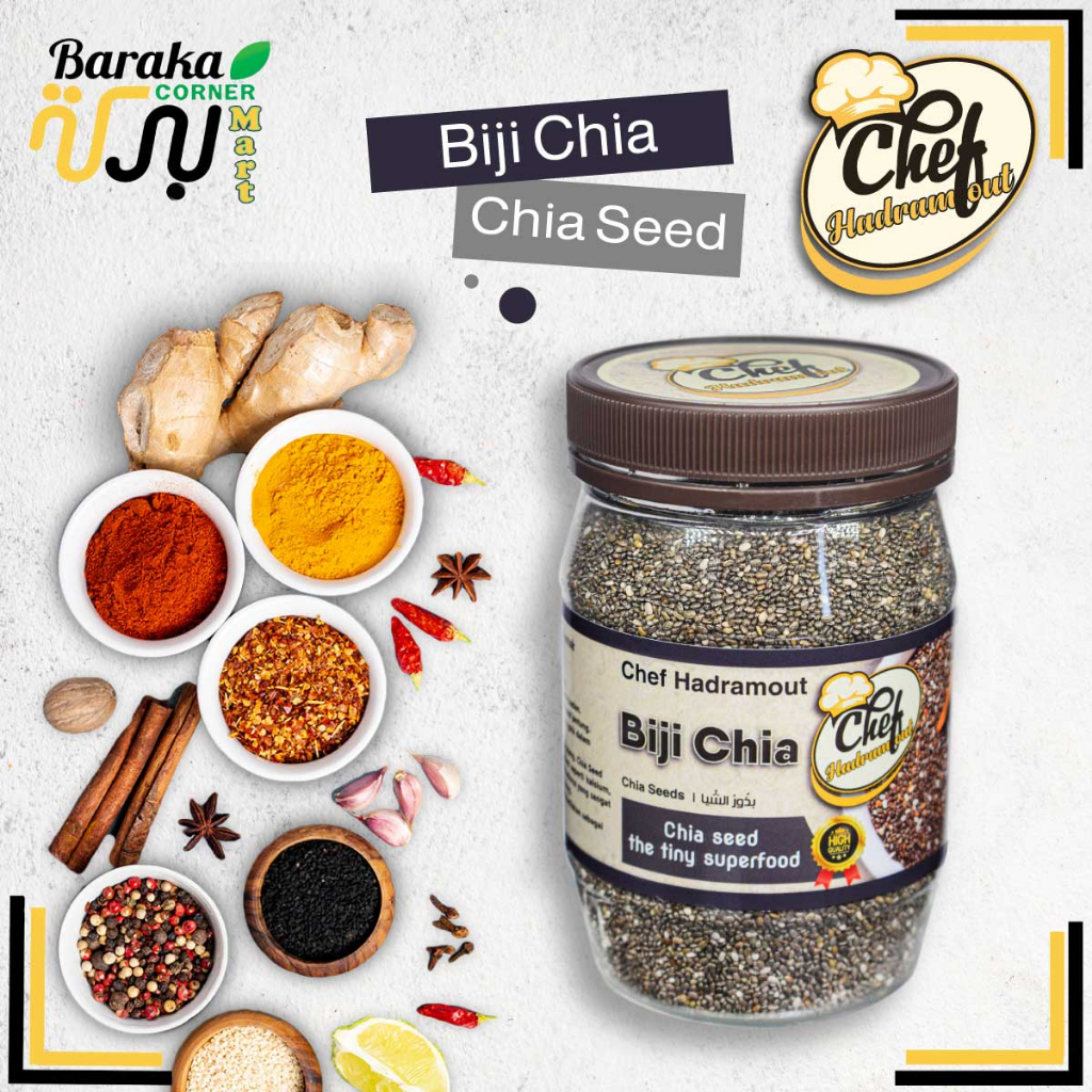 Chia Biji Organik | Organic Chia Seed 100g/200g/400g