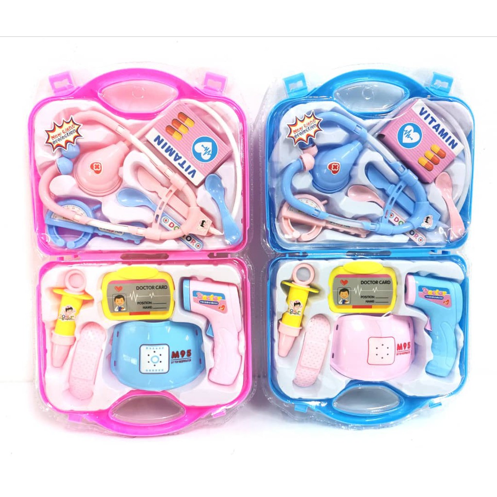 Children Doctor Nurse Pretend Play Set Portable Suitcase Medical Tool NEW