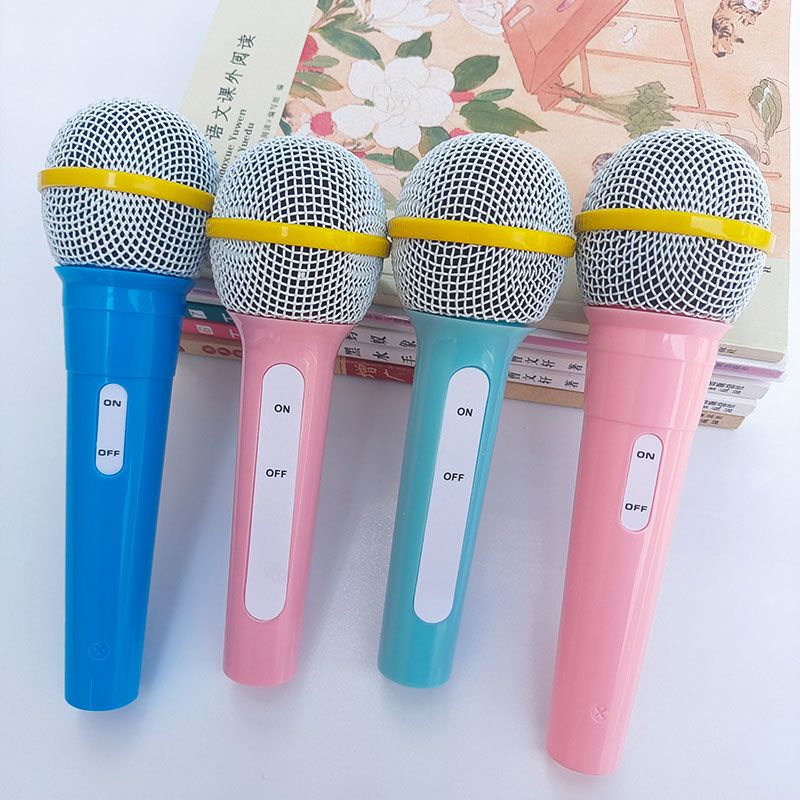 Children Microphone Props Model Little Host Interview Performance Stage Performance Little Reporter Eloquence Training Simulation Fake Singing