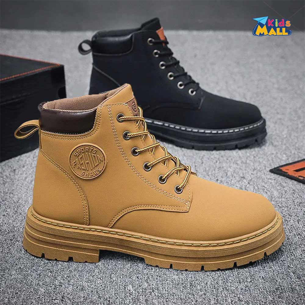 Classic Boots Shoes Outdoor High Boots Men Army Ankle Boot Motorcycle Boots Men Leather Shoes M1