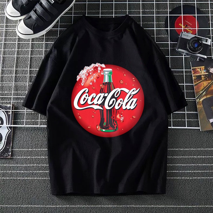 COCA-COLA TSHIRT MAN WOMAN COKE T-SHIRT BAJU LELAKI PEREMPUAN COTTON OVERSIZE PLUS SIZE TEE