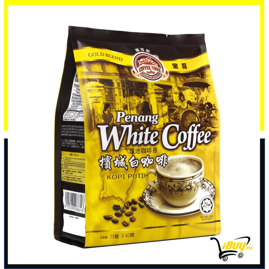Coffee Tree Gold Blend Penang White Coffee (40g x 15's) GB01