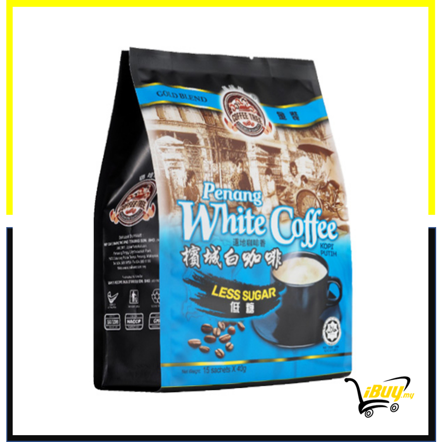 Coffee Tree Less Sugar Gold Blend Penang White Coffee (40g x 15's) GB02