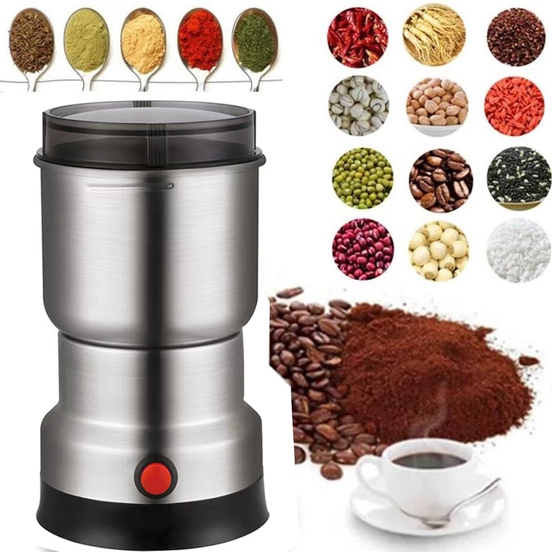 Coffee Grinder Electric, Mini Spice Grinder, 400W 10s Fast Grinding, Dry Grain Mill for Spices Seeds Rice Beans Seasonin