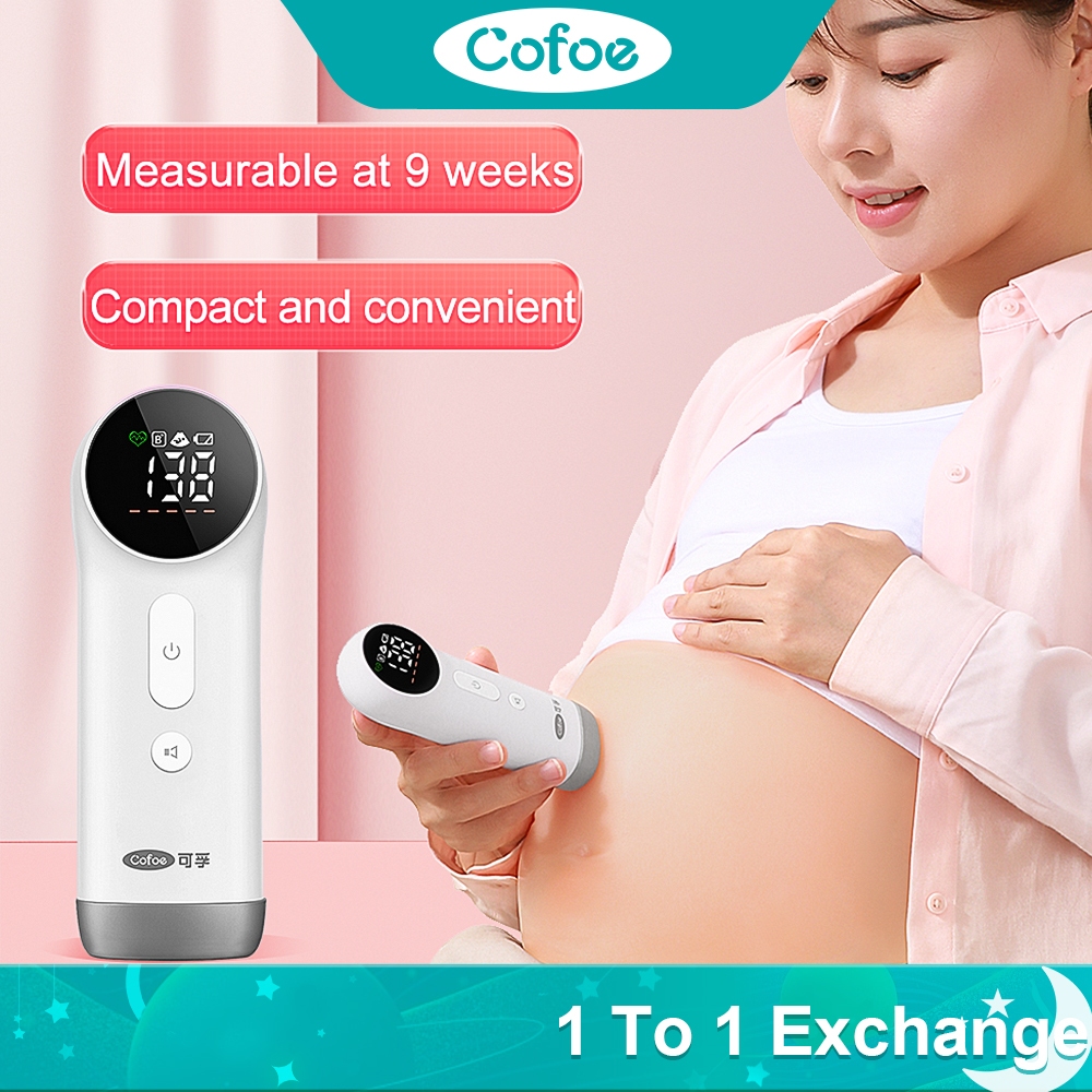 Cofoe No Radiation Bluetooth Transmission Rechargeable Fetal Doppler Baby Prenatal Heart Rate Monitor Heartbeat Detector