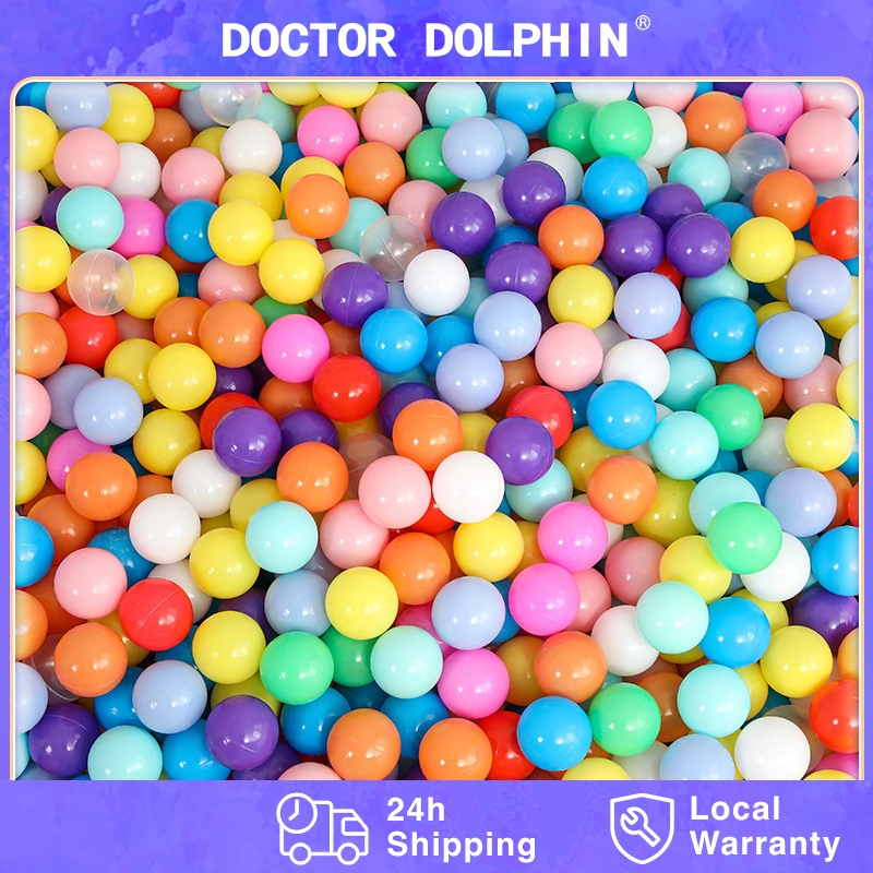 [Colorfull Random] 55mm Extra Thick Premium Ocean Ball Eco-Friendly Soft Play Pit Pool Swimming Pool Children Soft Plastic Ball Ready Stock Food grade material Ocean Ball 海洋球