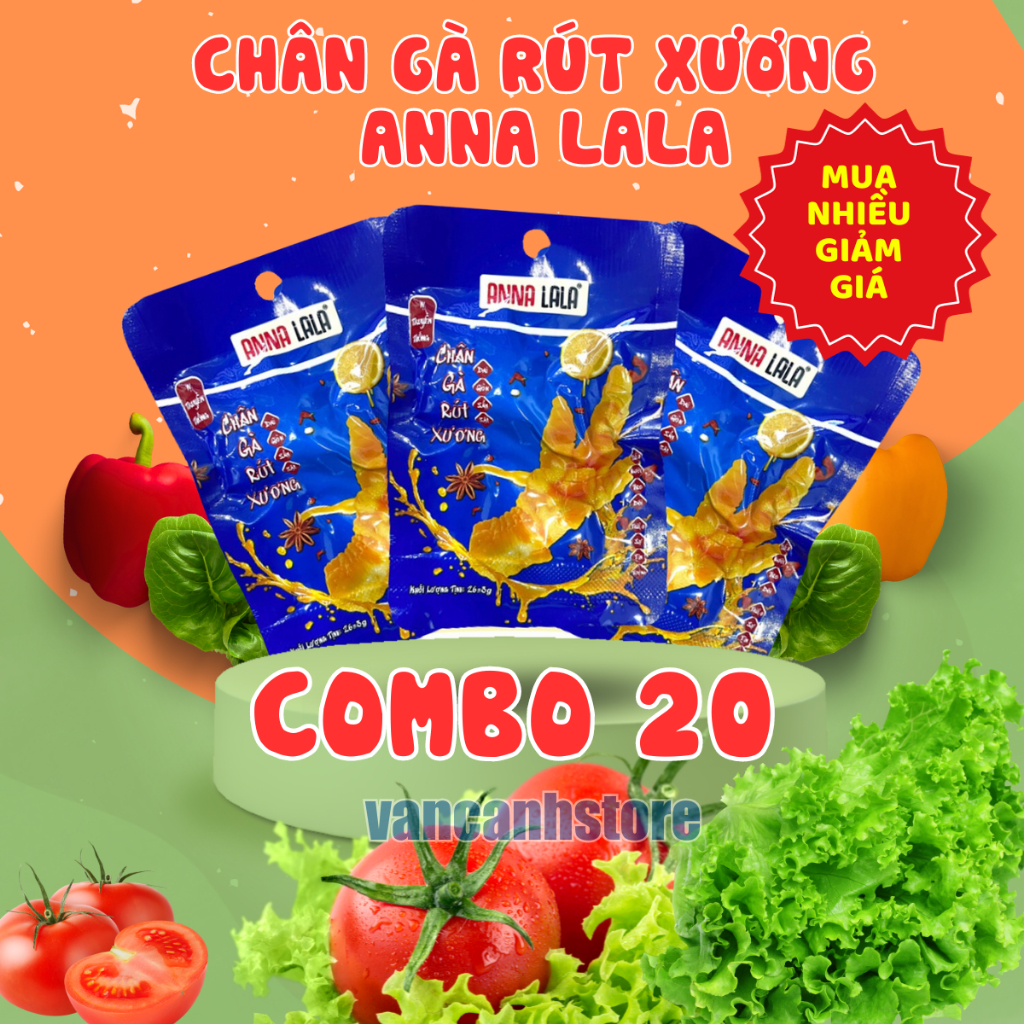 Combo 20 Chicken Legs With Anna Lala Spicy Chicken Legs - Sichuan Flavor Brew Instant Flavor