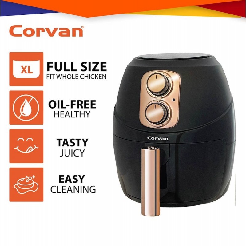 Corvan 3D Air Fryer F38 Premium Grade - Size XL