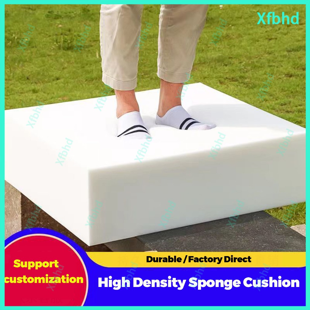 Customized 50D high-density sofa cushion memory foam sponge cushion thicker and harder solid wood butt cushion backrest cushion