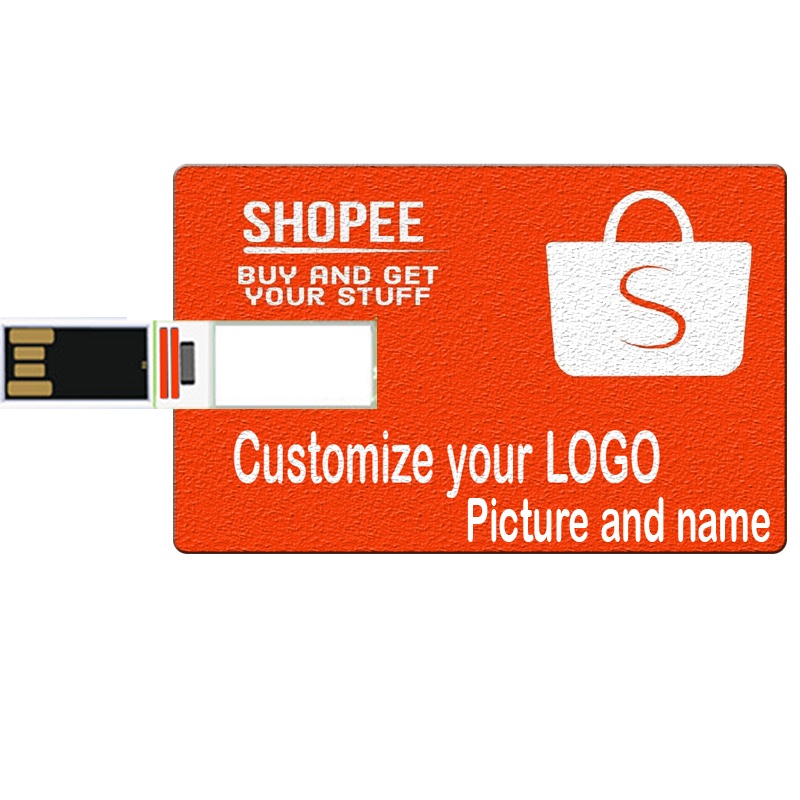 Customize LOGO card Personal LOGO pendrive 4GB 8GB usb Flash Drive U disk Memory stick business wedding Gift