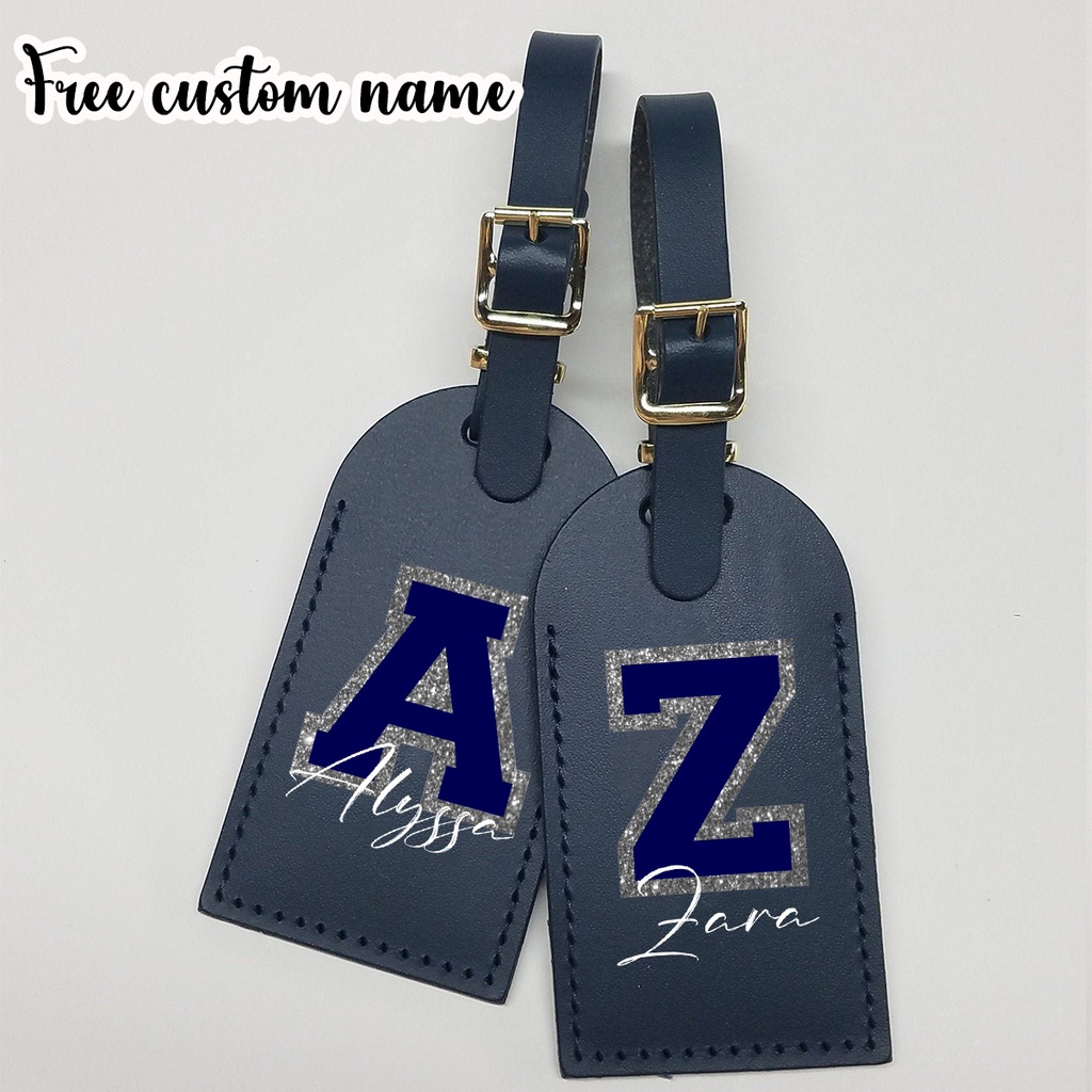 Custom Letter Passport Cover Holder Fashion Airplane Luggage Tag Personalize Name Gift ID Label Travel Accessories