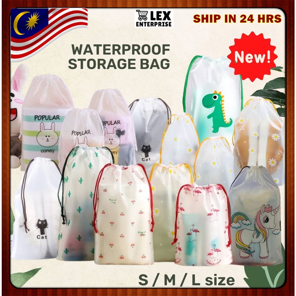 Cute Animal Storage Bag Waterproof Frosted Clothes Shoe Towel Socks Door Gift Wedding Birthday Household Packaging Bag