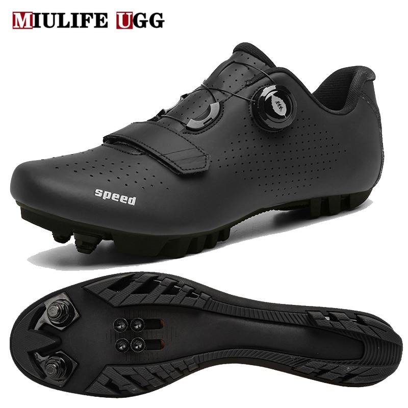 Cycling MTB Shoes Men Sports Route Cleat Road Dirt Bike Speed Flat Sneaker Racing Women Bicycle Mountain Spd Biking