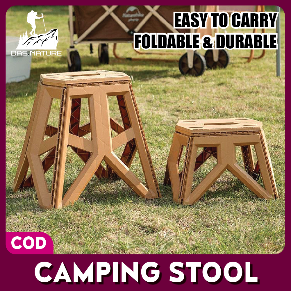 Das Nature™ Camping Stool Foldable kerusi lipat Outdoor Folding Portable Chair Military Style Rack Japanese Style