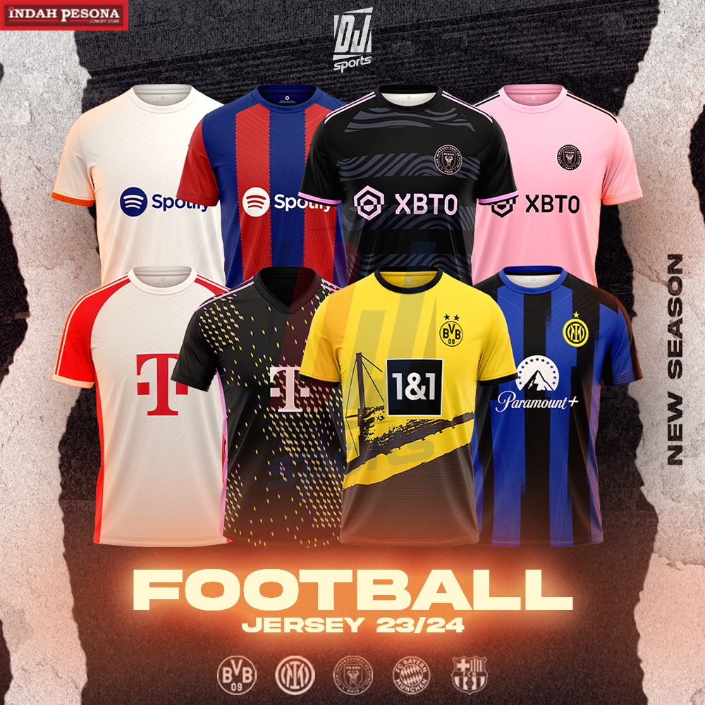 ️DJ Sport️ P3 Jersey FOOTBALL New Season 23/24 Short Sleeve T-Shirt / Size: S-10XL / Baju Jersi / CLUB FOOTBALL