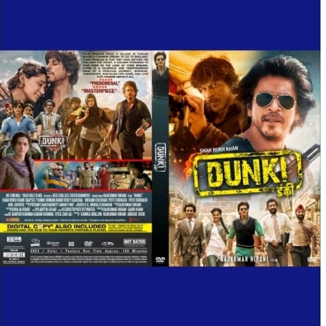 Dunki Shah Rukh Khan Indian Movie Cassette 2024