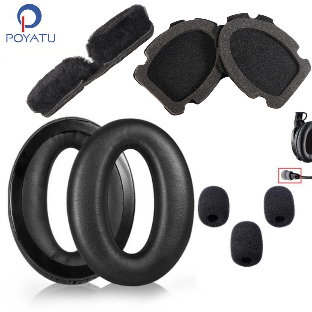 Ear Pads Headphone Earpads For BOSE Aviation Headset X A10 A20 Headband Headphone Head Band Mic Cover Cushion Earmuff