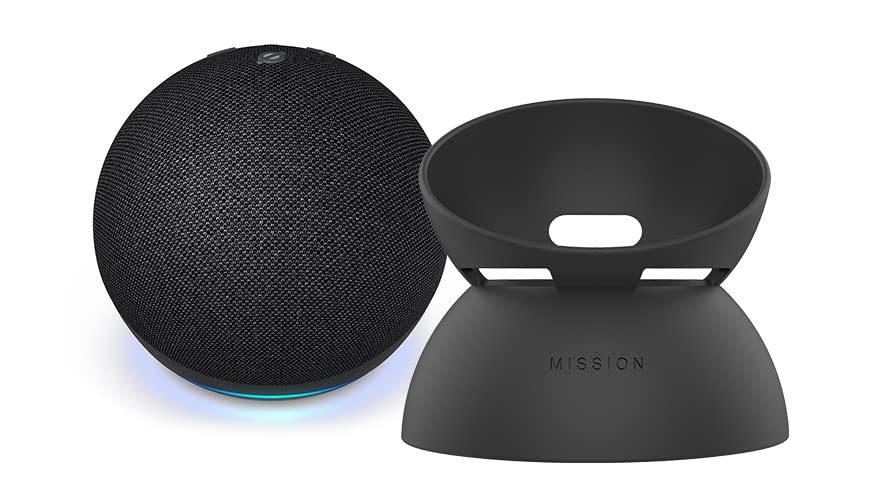 Echo Dot (5th Gen, 2022 release) Bundle. Includes Echo Dot (5th Gen, 2022 release) | Charcoal & the Made For Amazon Battery Base | Black