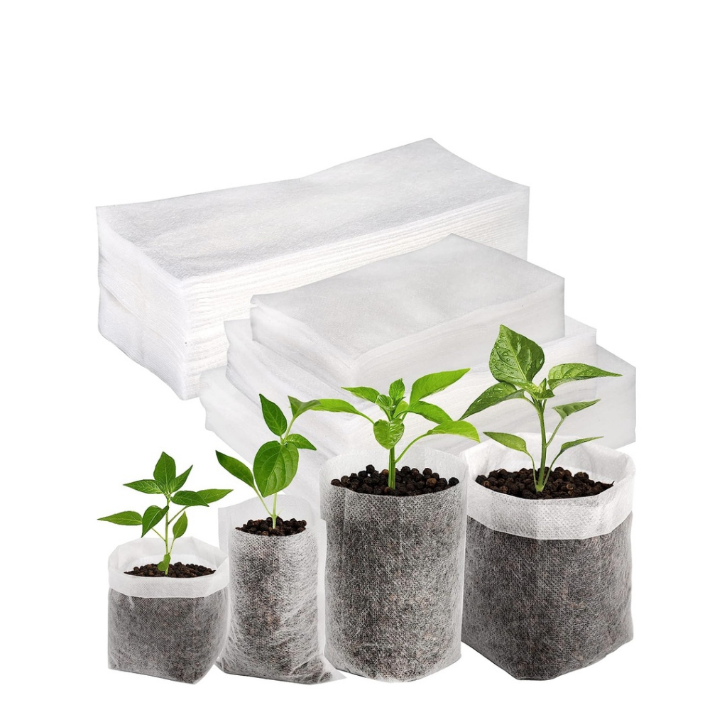 Eco-Friendly Non-Woven Nursery Bag | Biodegradable Seedling Bag | Plant Grow Bag | Suitable for Outdoor Garden