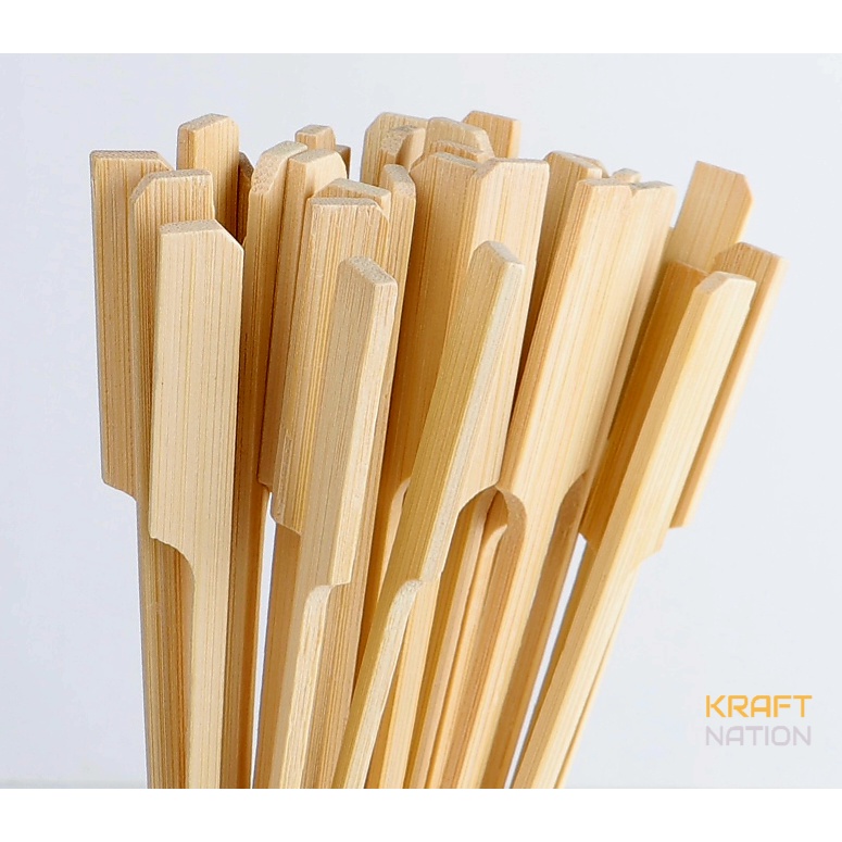 [ECO] 100 pcs Oden Skewer Stick / Hygienic Bamboo Stick/ Disposable BBQ Stick / Fish Ball Stick/ Eco Friendly