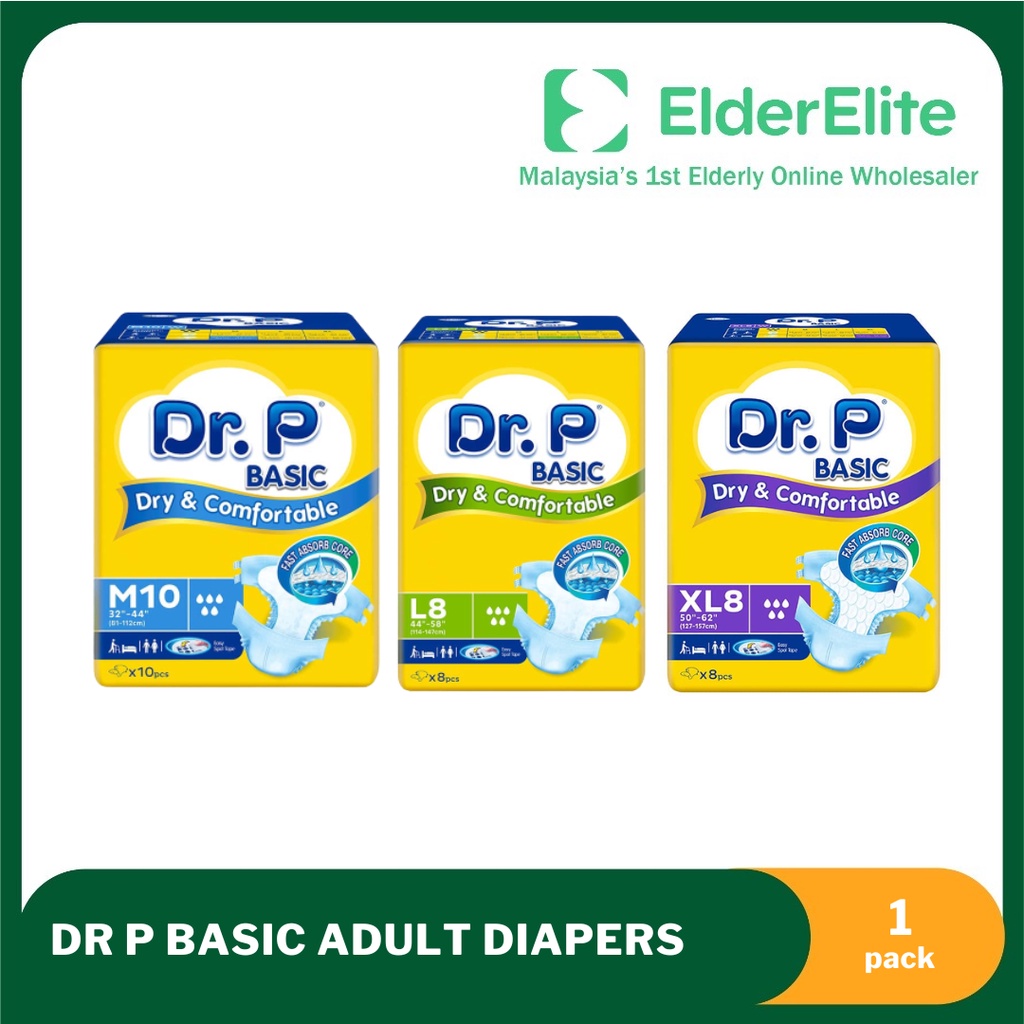 Elder Elite - Dr P Basic Adult Diapers