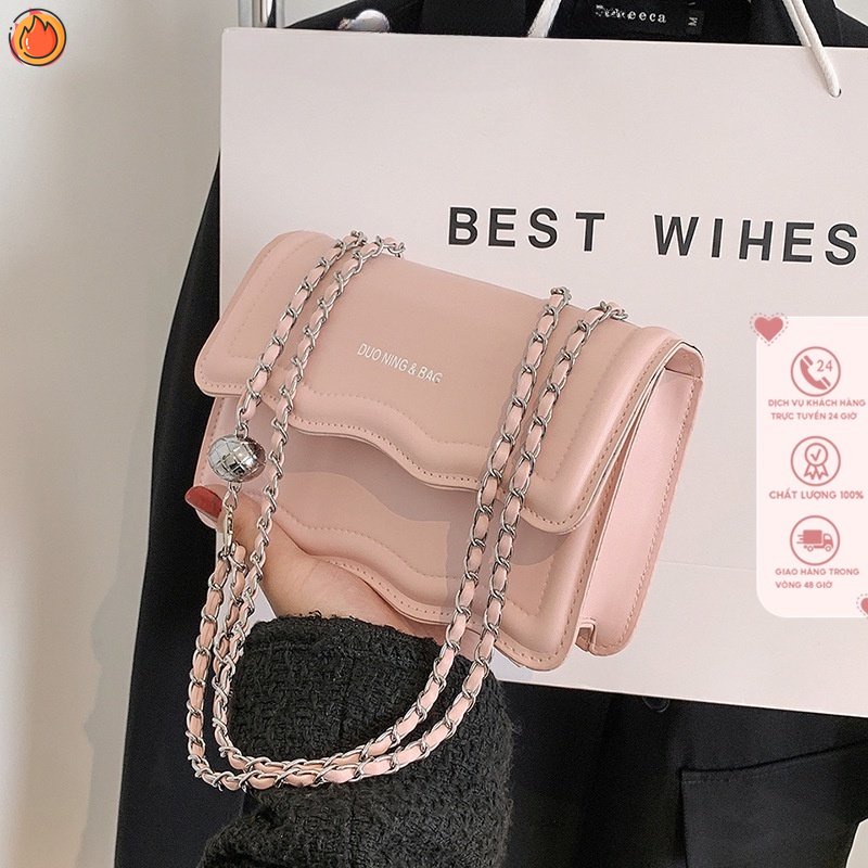 Elegant Women Shoulder Bag New Trend PU Leather Underarm Bags for Shopping Spring Simple Fashion Chains Handbags SAWU