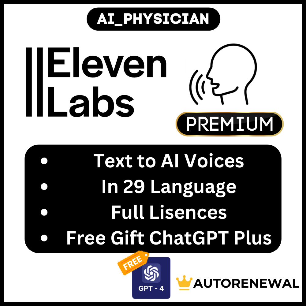 ⚡ElevenLabs Premium AI Voice Generator & Text to Speech high-quality spoken audio in any voice, style, and langu