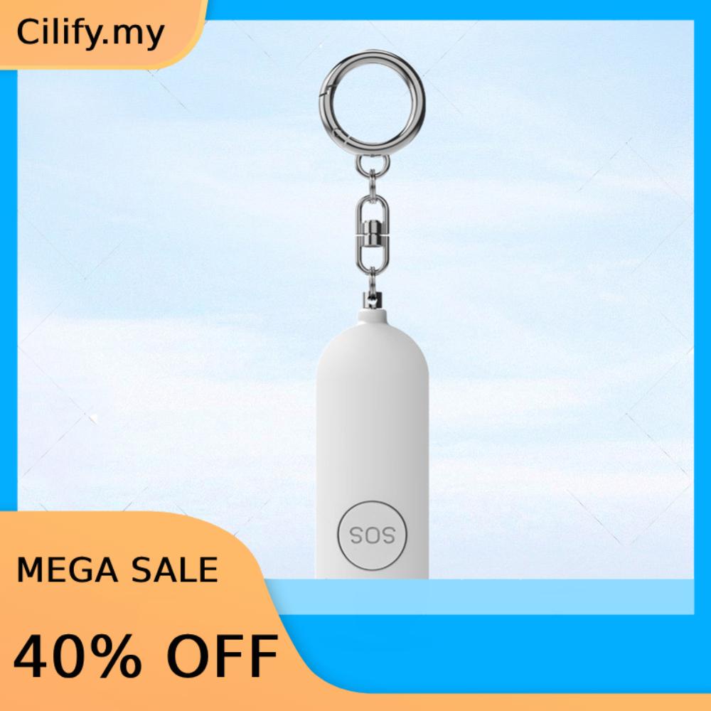 Emergency Alarm Key Chain Super Bright LED Portable Screaming Loud Panic Alarm Standby Over 2 Years Elderly Self-Defense Electronic Equipment Anti-Attack