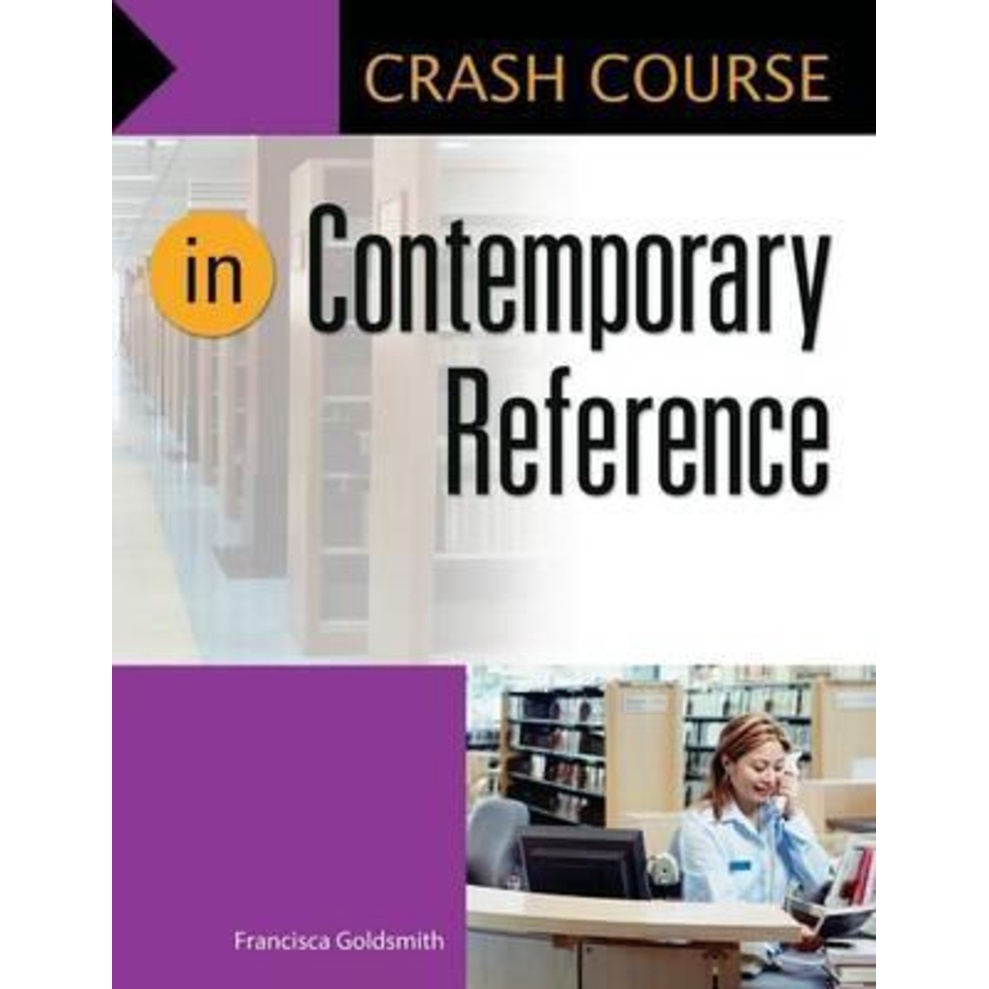 [English - 100% Original] - Crash Course in Contemporary Reference by Francisca Goldsmith (US edition, paperback)