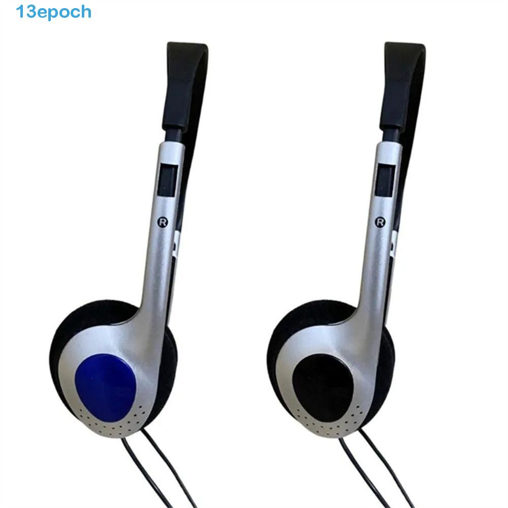 EPOCH Y2k Headphones, Over Ear Earbud 3.5mm Retro Headphone, Personality Wired Vintage Blue Black Retro Headset CD/Walkman/Mp3