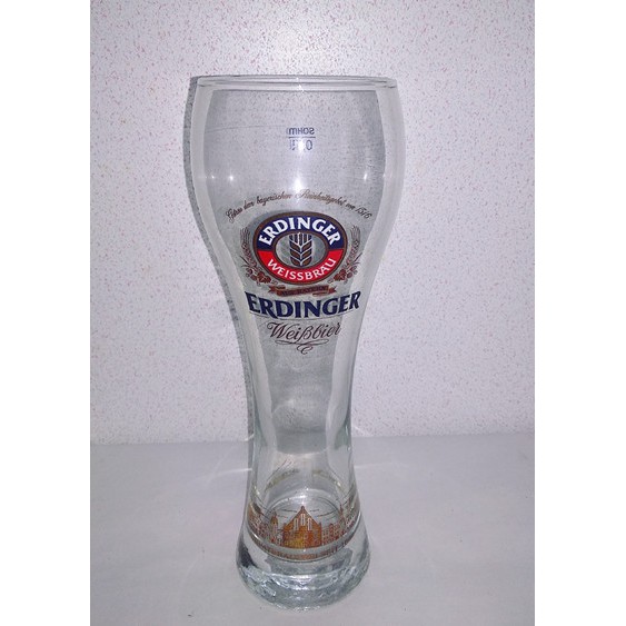 Erdinger Weissbier Bavarian / German Beer Glass - 0.5 Liter