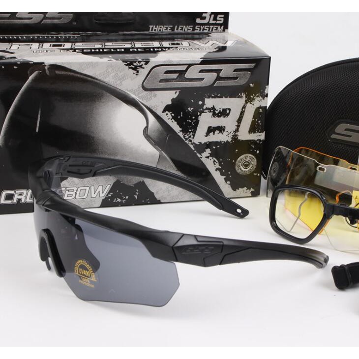 ESS tactical bulletproof CS goggles riding glasses military fans outdoor explosion-proof shooting security glasses