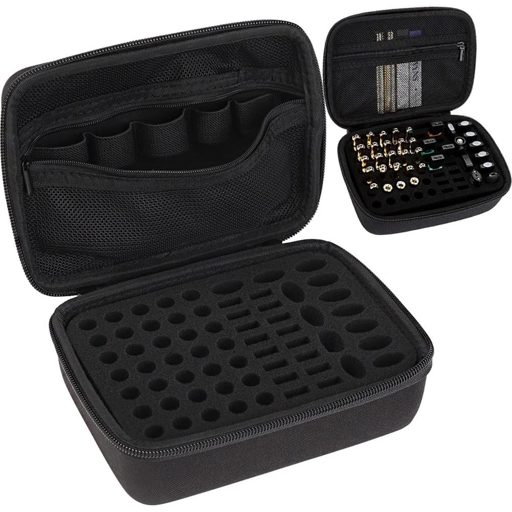 EVA Storage vape case with Sponge for 510 carts and vape pen cartridges and USB cable U disk