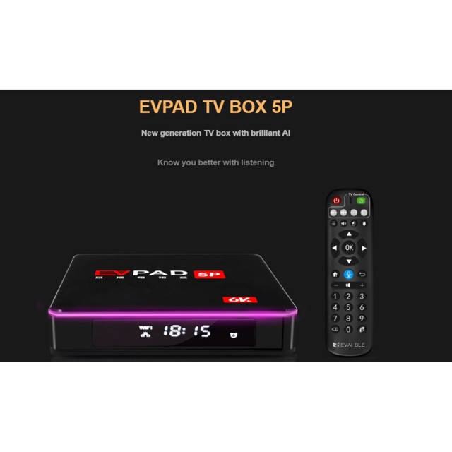 Evpad 5P Tv Box 4G+32G/BELI 5P PERCUMA CCTV 1080 PROMOTION