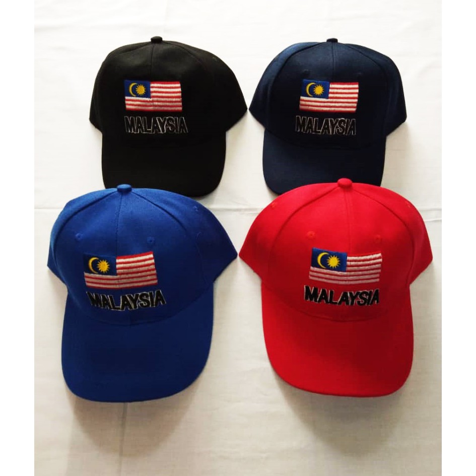 EX-STOCK Penang ! MALAYSIA FLAG MERDEKA CAP -Unisex Mens Womens Baseball Cap Adjustable / NATIONAL DAY CAP/马来西亚国旗棒球帽