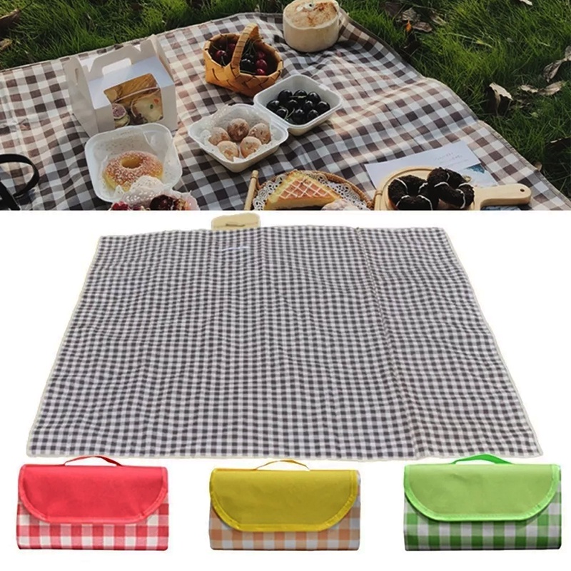 Extra Large 200 x 200cm Picnic Cloth Mat Foldable Portable Children Play Sleeping Outdoor Activities Waterproof Blanket