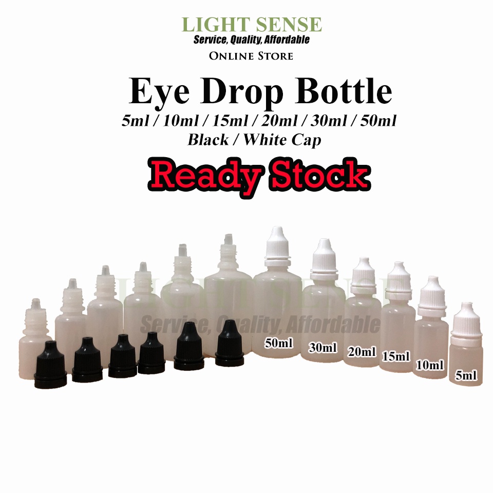 Eye Drop Bottle 5ml 10ml 15ml 20ml 30ml 50ml / Botol Titisan Mata / 眼药水空瓶