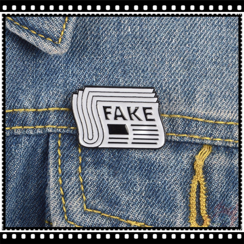 ★ Fake - Cartoon Test Paper Brooches ★ 1Pc Punk Draft Fashion Doodle Enamel Pins Backpack Button Badge Brooch