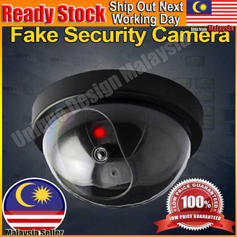 Fake Dummy Security Dome CCTV Camera Led Light Office Shop House Kamera Hot Sale