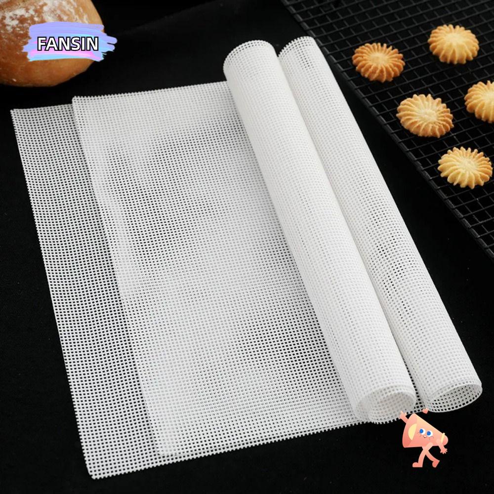 FANSIN 1Pcs Steamer Mesh Pad, Silicone Oven Kitchen Accessories Dehydrator Sheets, Thickened Reusable Food Fruit Dryer Non-Stick Baking Mat