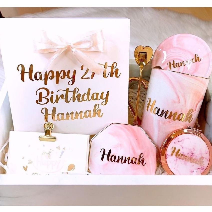 [Fast] Birthday gift Girl Best Friend Customize Name Personalised Marble Mug for women girl Anniversary wedding gift