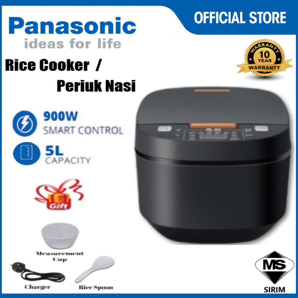 FAST DELIVERYPanasonic Rice Cooker Non-Stick Cooker Periuk Nasi Elektrik 5 Litre Model TK-208 Rice Cooker